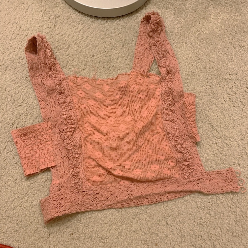 Free people boho crop tank